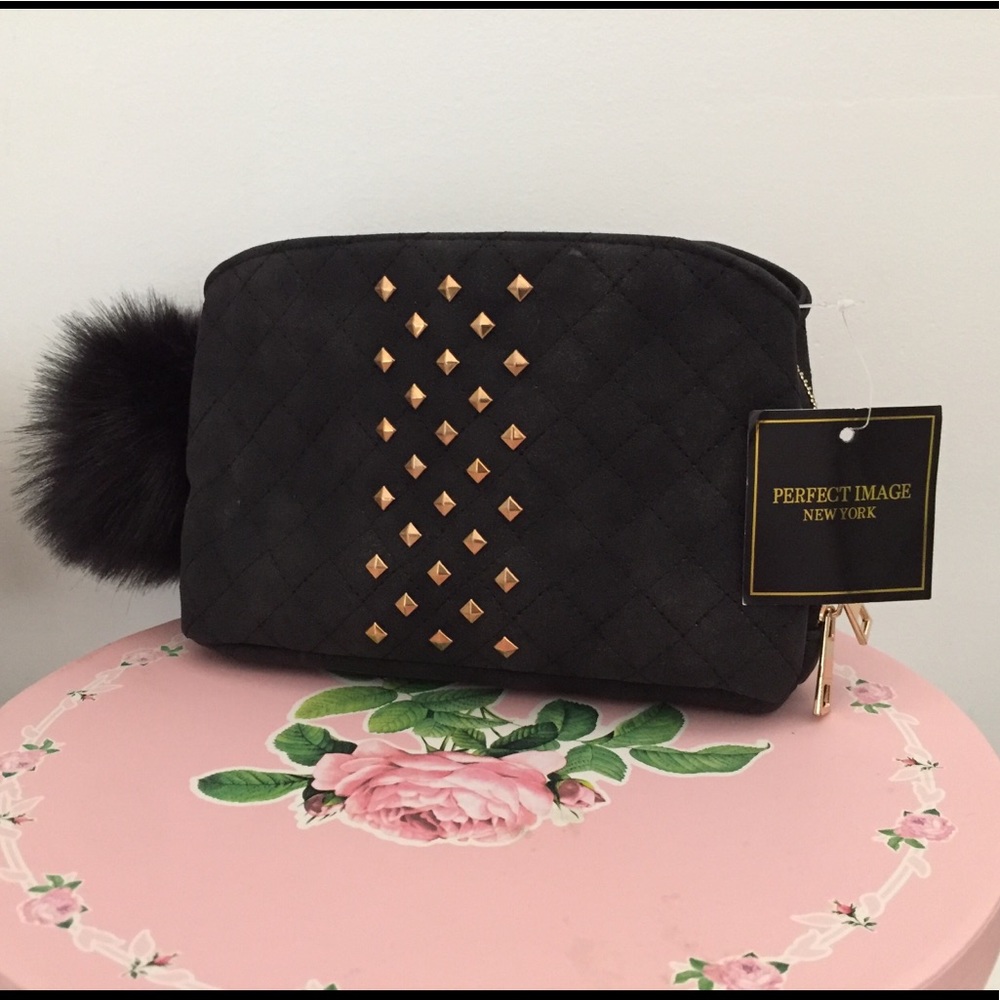 Perfect Image New York Black Handbag NWT